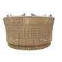 BigBuy Outdoor Lit de jardin Niva Blanc Marron