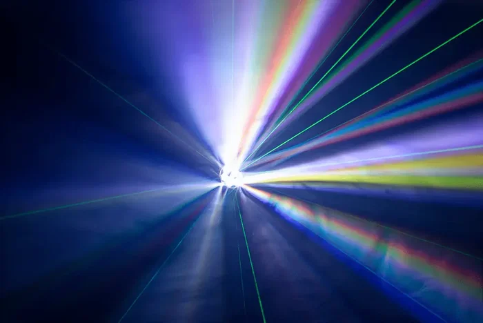 Algamlight Lumière LED Wash 6 x 15W RVB + Laser Vert 200 mW