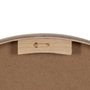 BigBuy Home Horloge Murale Blanc Bois 60 x 60 x 6,5 cm