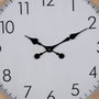 BigBuy Home Horloge Murale Blanc Bois 60 x 60 x 6,5 cm