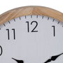 BigBuy Home Horloge Murale Blanc Bois 60 x 60 x 6,5 cm