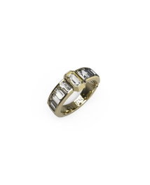 Guess Bague JUBR04254JWYG52 Dorée Taille 52