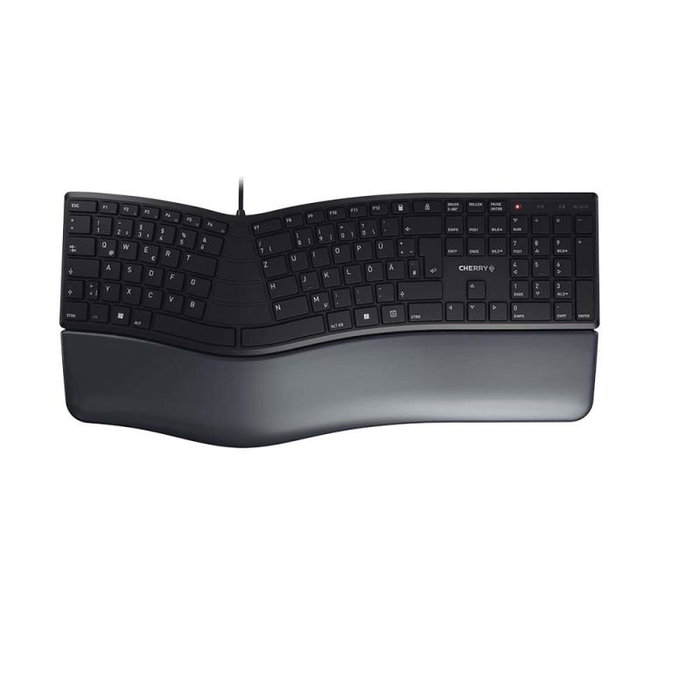 Cherry KC 4500 ERGO Clavier Ergonomique USB QWERTZ avec Repose-Poignets JK-4500DE-2 (JK4500DE2)