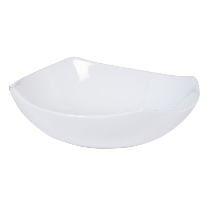 Centre de Table Blanc Céramique 22,5 x 22,5 x 7 cm