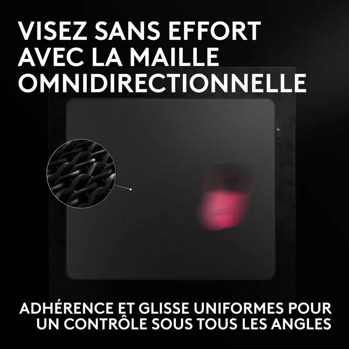 Logitech G Pro X Control - Tapis de souris gamer - Noir Logitech G Pro X Control - Tapis de souris gamer - Noir