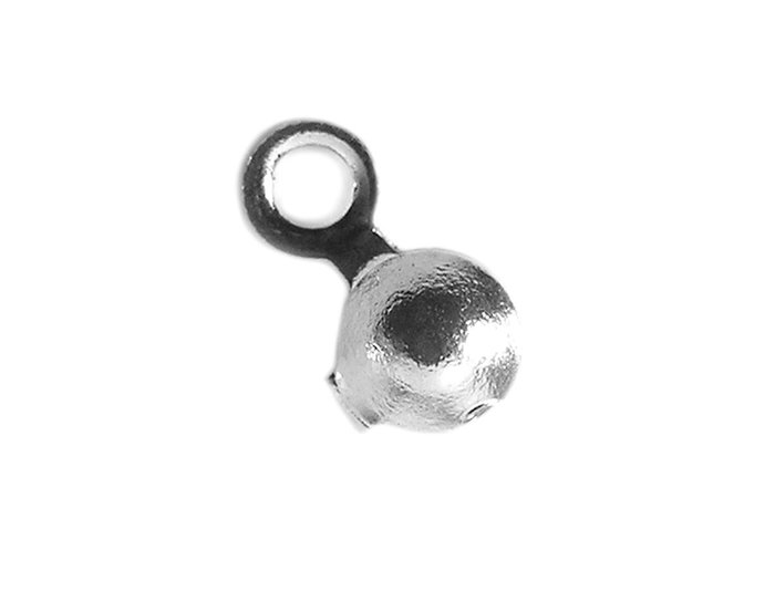 Innspiro Couvre-nœuds métalliques argentés 3,3x6,1 mm Innspiro Couvre-nœuds métalliques argentés 3,3x6,1 mm