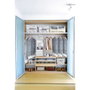 Domo Pack Living Housse de rangement pour couvertures Bon Ton 55x45x25 cm Polypropylène Transparent
