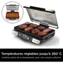 Ninja Sizzle GX101EU - Grill et plancha d'intérieur XL avec couvercle amovible