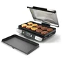 Ninja Sizzle GX101EU - Grill et plancha d'intérieur XL avec couvercle amovible