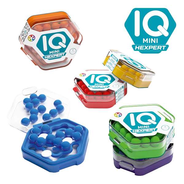 Ludilo Hexpert - Jeu de casse-tête IQ Mini modèles assortis, difficile, pour 7 ans et plus, boîte et instructions en espagnol Ludilo Hexpert - Jeu de casse-tête IQ Mini modèles assortis, difficile, pour 7 ans et plus, boîte et instructions en espagnol