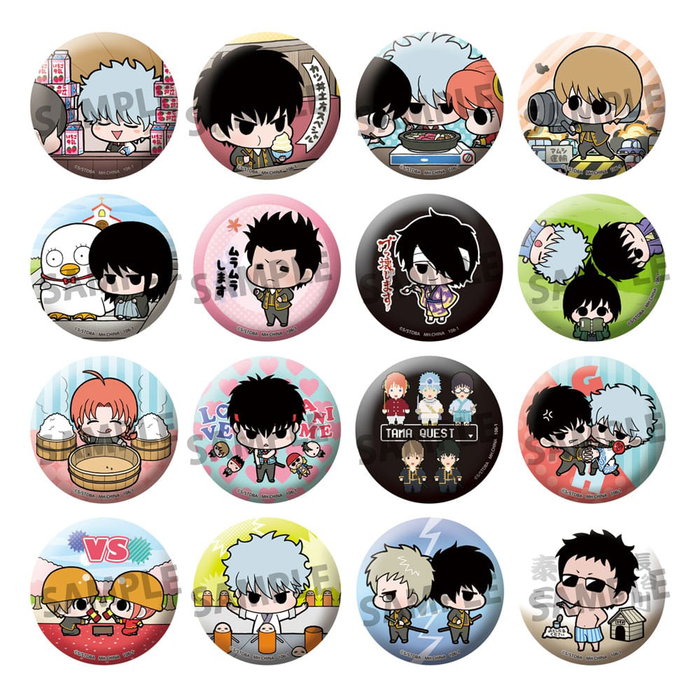 Gintama assortiment badges Famous Scene Ver. 5 cm (16) Gintama assortiment badges Famous Scene Ver. 5 cm (16)