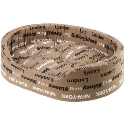 FERPLAST VET CAMA DANDY 45 CUSHION Brown Cities FERPLAST VET CAMA DANDY 45 CUSHION Brown Cities