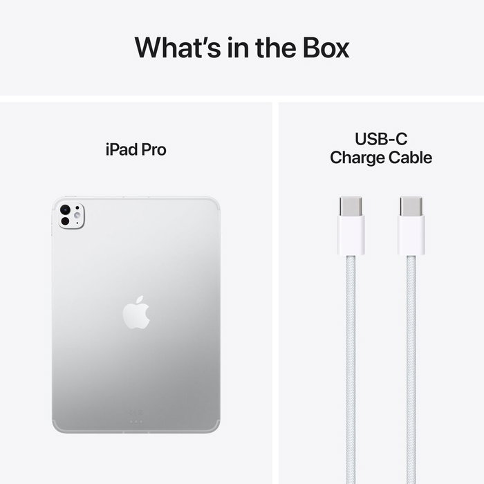 Apple iPad Pro 11 pouces (M5) Wi-Fi + Cellular, 256 Go, Silver Apple iPad Pro 11 pouces (M5) Wi-Fi + Cellular, 256 Go, Silver
