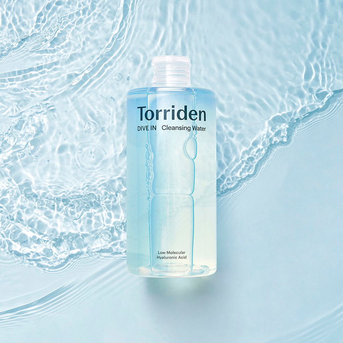 Torriden DIVE-IN Eau nettoyante à l'acide hyaluronique de bas poids moléculaire 400 ml