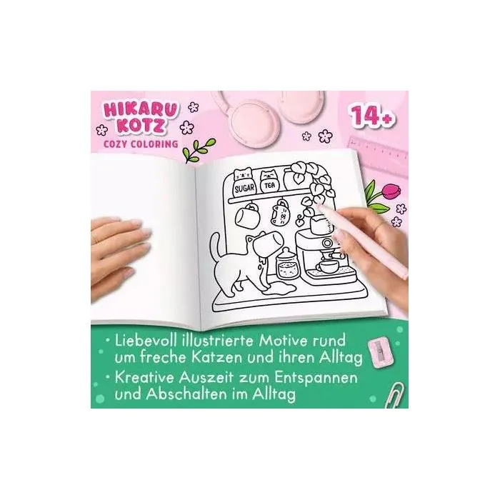 Ravensburger Livre de coloriage pour adultes Naughty cats