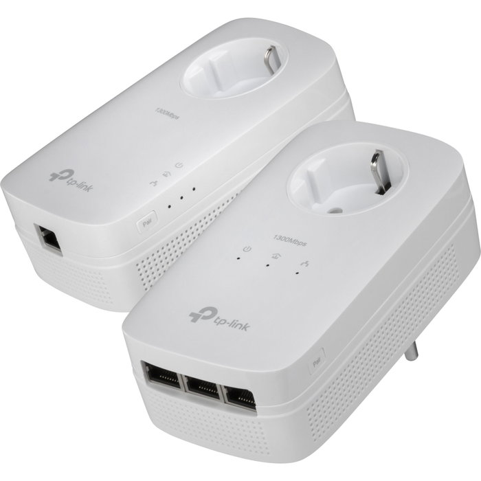 TP-Link TL-PA8033P KIT Kit CPL AV1300 1300 Mbit/s avec 3 ports Gigabit Ethernet Blanc