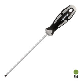 WOLFPACK LINEA PROFESIONAL Tournevis Plat Évidé Acier S2 1,0 x Ø 5,0 x 150 mm