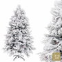 BigBuy Christmas Sapin de Noël Ananas Enneigé 210 cm