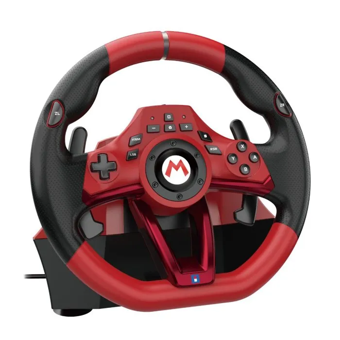 Hori Mario Kart World Racing Wheel Pro Deluxe avec Bouton C et Pédales pour Nintendo Switch 2 Hori Mario Kart World Racing Wheel Pro Deluxe avec Bouton C et Pédales pour Nintendo Switch 2