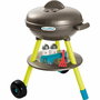 Ecoiffier - Jouet Barbecue à Charbon pour Enfants avec 16 Accessoires (Grille, Aliments, Ustensiles) - Fabriqué en France - Jeu d'Imitation et d'Extérieur