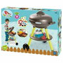 Ecoiffier - Jouet Barbecue à Charbon pour Enfants avec 16 Accessoires (Grille, Aliments, Ustensiles) - Fabriqué en France - Jeu d'Imitation et d'Extérieur