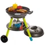 Ecoiffier - Jouet Barbecue à Charbon pour Enfants avec 16 Accessoires (Grille, Aliments, Ustensiles) - Fabriqué en France - Jeu d'Imitation et d'Extérieur