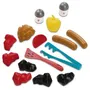Ecoiffier - Jouet Barbecue à Charbon pour Enfants avec 16 Accessoires (Grille, Aliments, Ustensiles) - Fabriqué en France - Jeu d'Imitation et d'Extérieur