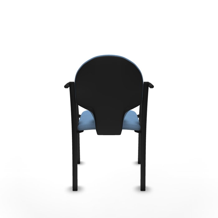 Piqueras Y Crespo Chaise Hellín avec bras fixes, bleu ciel Piqueras Y Crespo Chaise Hellín avec bras fixes, bleu ciel