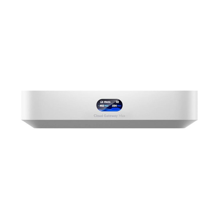 Ubiquiti Cloud Gateway Max UCG-Max avec 5 ports 2.5G et SSD NVMe 512 Go Ubiquiti Cloud Gateway Max UCG-Max avec 5 ports 2.5G et SSD NVMe 512 Go