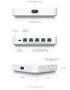 Ubiquiti Cloud Gateway Max - Passerelle Cloud 2.5G compacte, gestion 30+ appareils UniFi, routage IPS 2.3 Gbps, stockage NVMe 512 Go