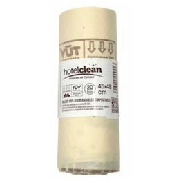 HOTELCLEAN Sacs poubelle biodégradables et compostables 13L, 10 rouleaux
