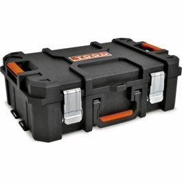 Tood Mallette à outils étanche avec 6 godets, noir/orange