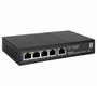 LevelOne GES-2105P Commutateur Smart Lite Gigabit PoE+ 5 ports, 4 ports PoE+ 60 W, gestion web, noir