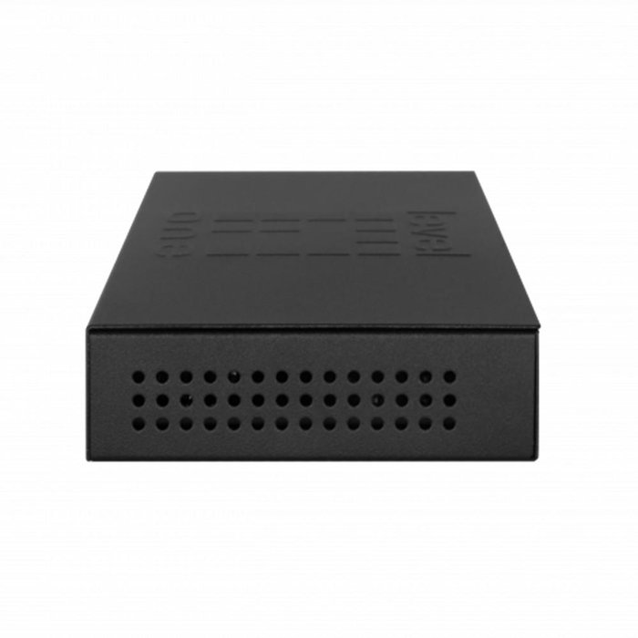LevelOne GES-2105P Commutateur Smart Lite Gigabit PoE+ 5 ports, 4 ports PoE+ 60 W, gestion web, noir