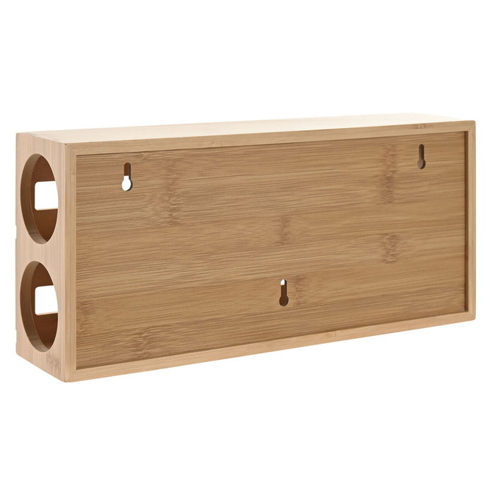 Dérouleur de papier de cuisine Home ESPRIT Naturel Bambou 33,5 x 7 x 14,5 cm