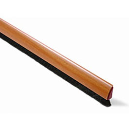 BRINOX Burlete adhésif courbé aspect bois clair 100 cm en superposition