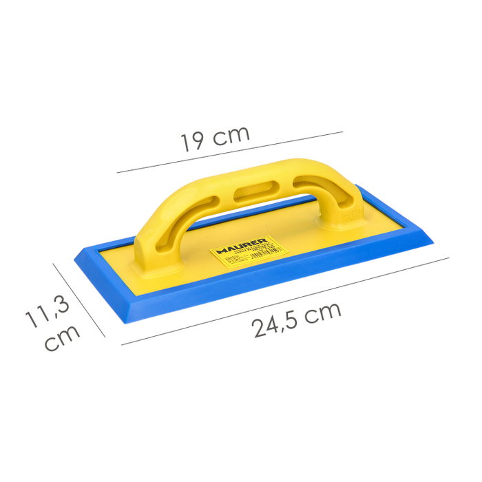 MAURER Taloche rectangulaire en caoutchouc pour joints 11x25 cm