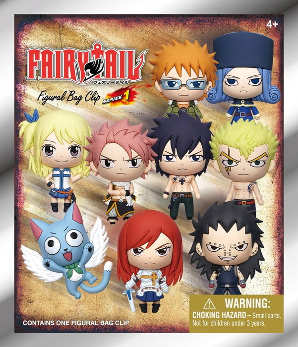 Monogram Int. Fairy Tail 3D Présentoir Porte-clés Série 1 sac à dos (24) Monogram Int. Fairy Tail 3D Présentoir Porte-clés Série 1 sac à dos (24)