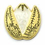 THE CARAT SHOP - Badge pin à épingle à l'effigie de l'œuf en or de Harry Potter, en alliage de zinc (Zn 93%, Cu 3%, Al 4%)