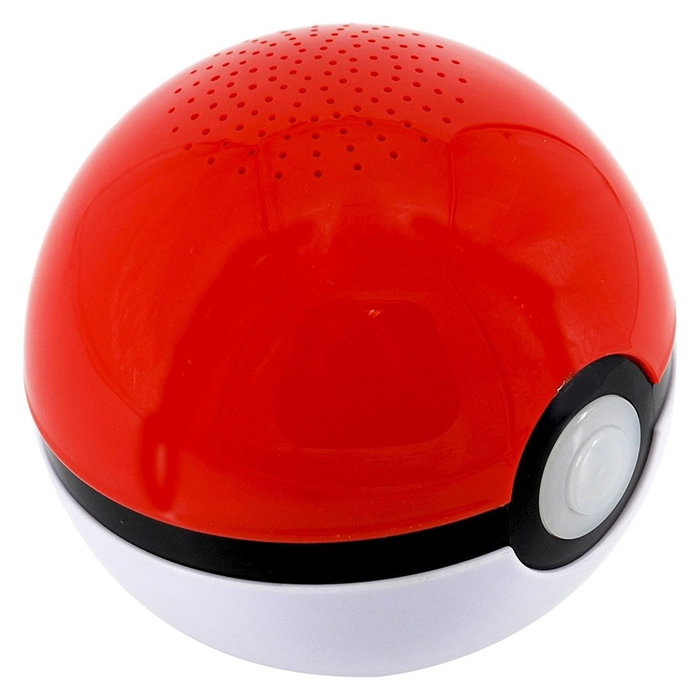 Madcow Entertainment Enceinte Bluetooth Teknofun Pokeball Pokémon, sans fil, USB, micro SD, batterie lithium rechargeable