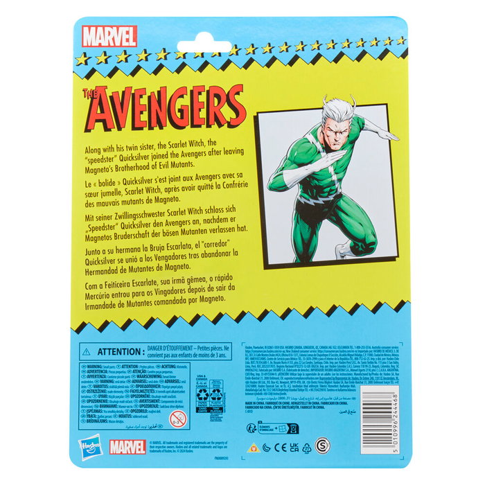HASBRO Figura Quicksilver Vengadores Avengers Marvel 15cm