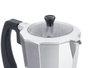 Kinvara Cafetière Aluminium 12 Tasses avec Couvercle Transparent 20 x 23,5 x 12 cm (Set de 6)