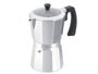 Kinvara Cafetière Aluminium 12 Tasses avec Couvercle Transparent 20 x 23,5 x 12 cm (Set de 6)