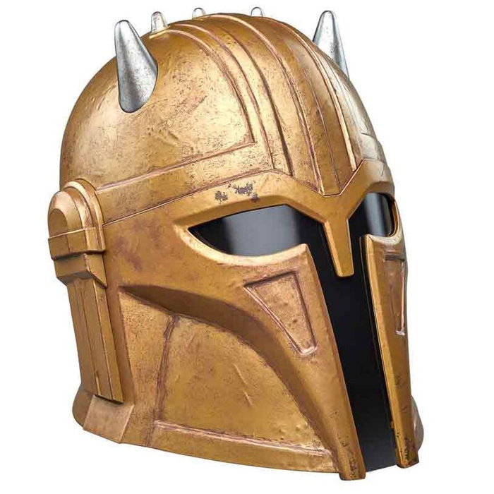 Hasbro The Black Series - Casque électronique premium The Armorer de Star Wars : The Mandalorian avec intérieur rembourré