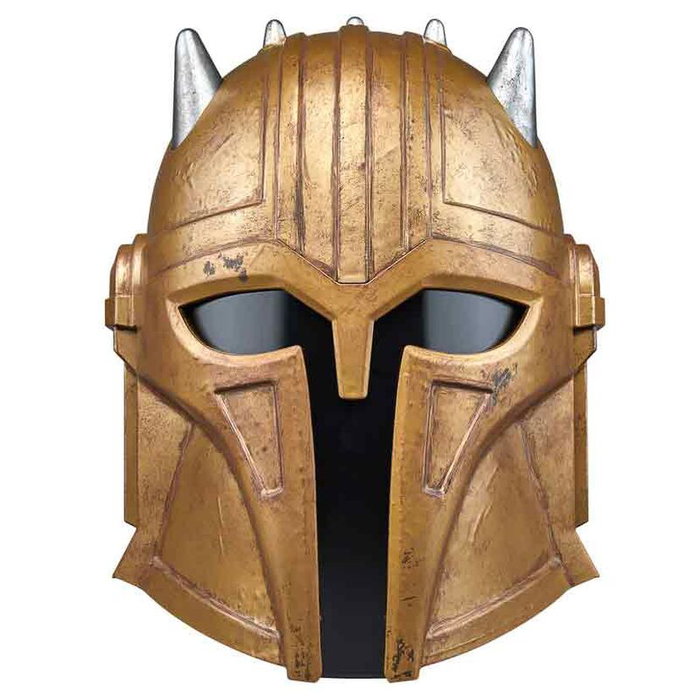 Hasbro The Black Series - Casque électronique premium The Armorer de Star Wars : The Mandalorian avec intérieur rembourré