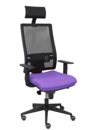 Piqueras y Crespo Chaise de bureau Horna, mécanisme synchrone, Lila et Noir