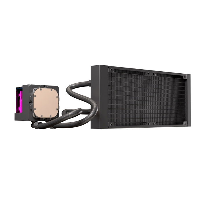 Einarex Vertex 240 Kit de refroidissement liquide RGB 2x 120mm Noir