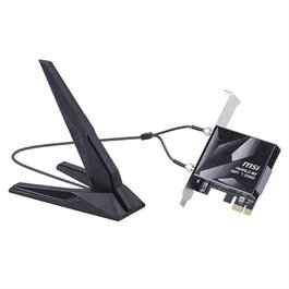 MSI GPBE94 Herald Carte Réseau PCIe WiFi 7 BE9400 - Bluetooth 5.4, Antennes Haut Gain, Jusqu'à 5.7 Gbps, Windows 11