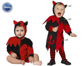 Déguisement pour Bébés Th3 Party Multicouleur Démon (3 Pièces)