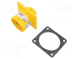 PCE Connecteur d'alimentation AC mâle 16A 110V AC 4H